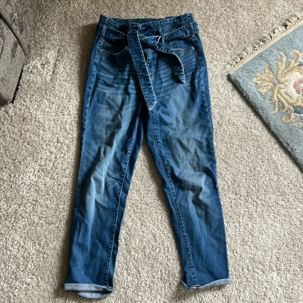 WHBM Slim crop jeans